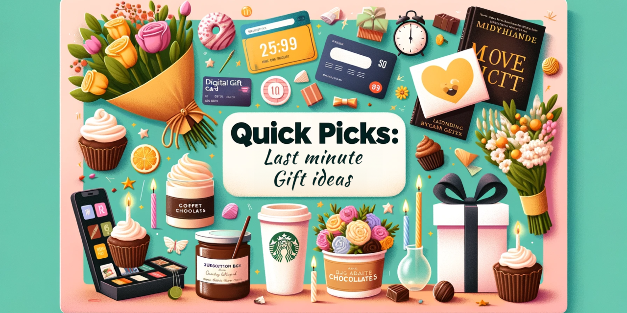 Quick Picks: Last Minute Birthday Gift Ideas